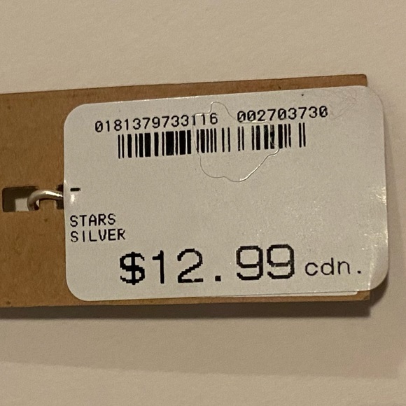 Silver Stars Two Sided Charm - Picture 4 of 4